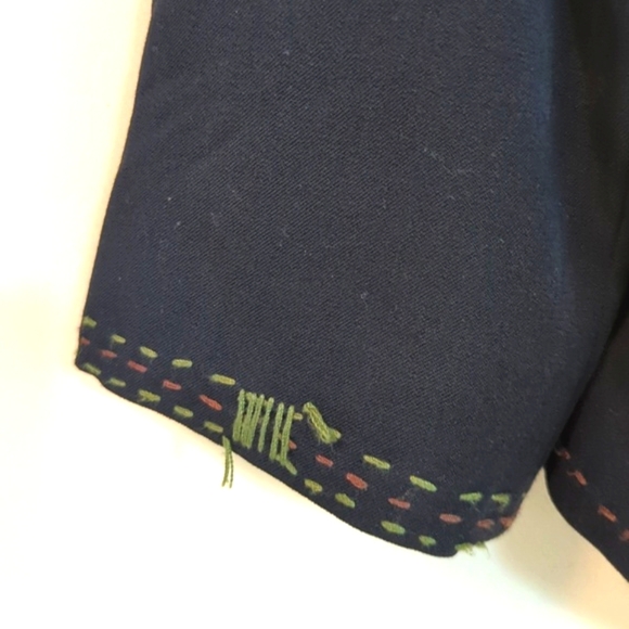 Raw 7 Vintage Applique Cropped Jacket M - Picture 6 of 16